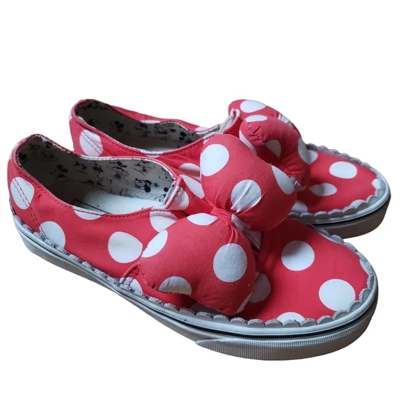Minnie mouse vans size 7 on sale